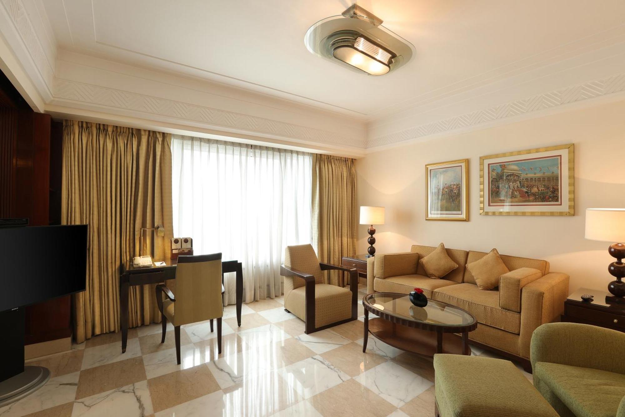 The Imperial, New Delhi Hotel Exterior photo A living room at the Taj Mahal Palace, Mumbai
